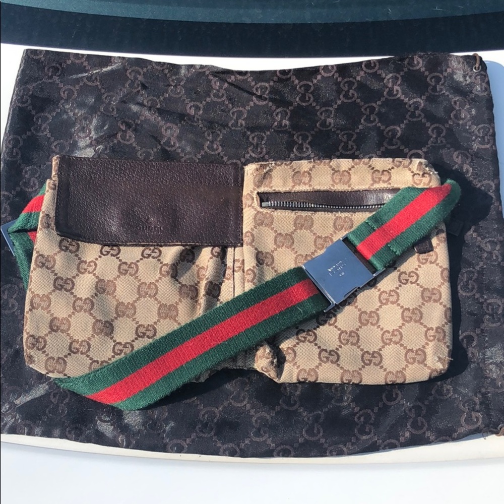 Gucci Monogram Fanny pack Belt bag